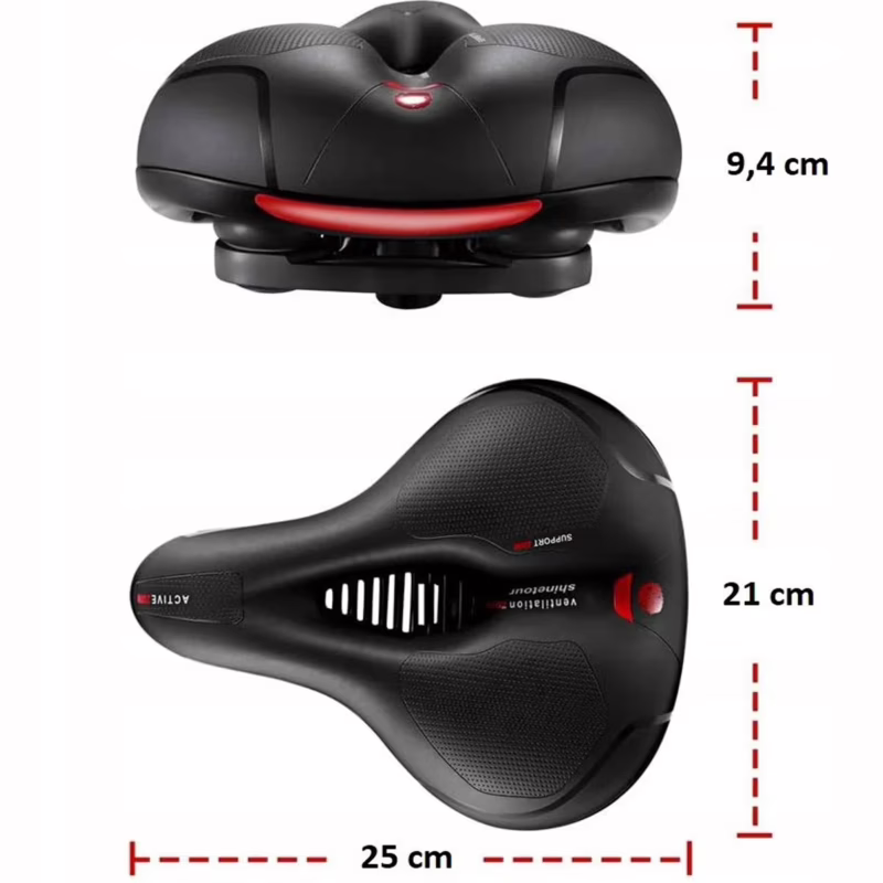Breathable Sport Bike Saddle Active Zone