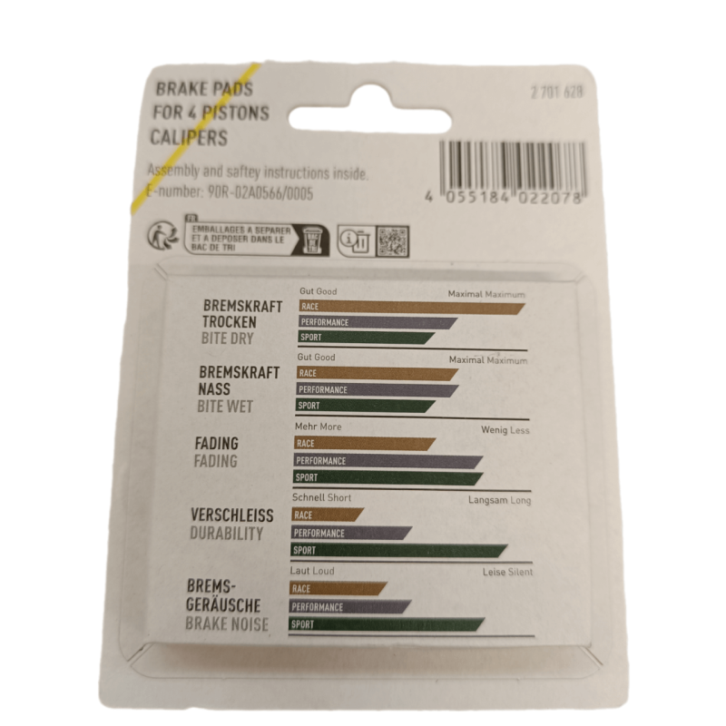 Magura Brake Pads 8.P Performance BOX