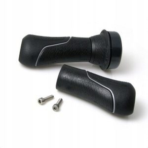 Chwyty rowerowe Gazelle z obrotowym dzwonkiem 135/105mm