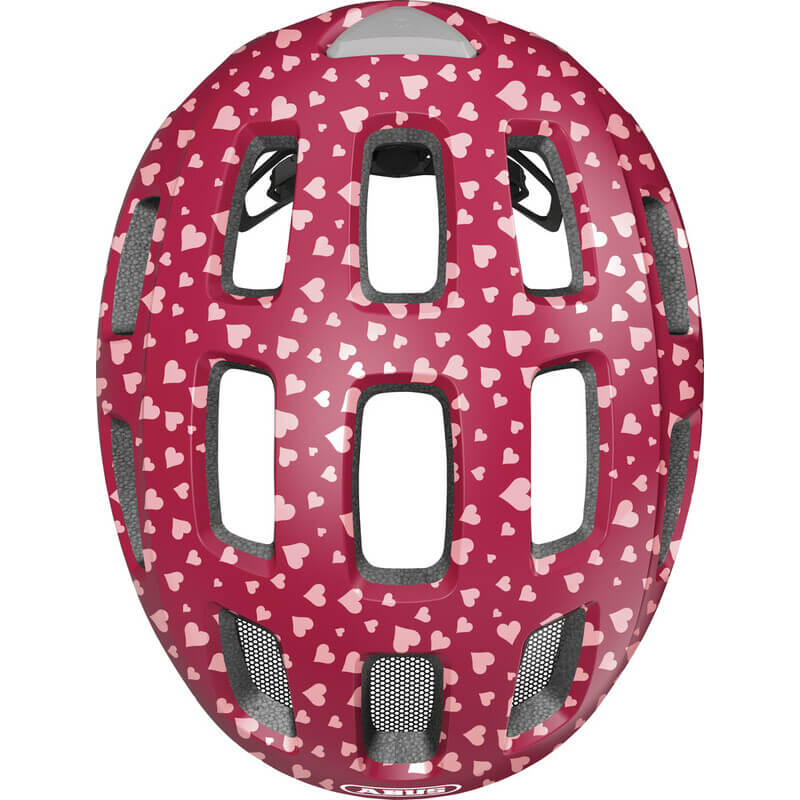 Abus Youn-I 2.0 Cherry Heart Kids Bike Helmet Abus Youn-I 2.0 Cherry Heart Kids Bike Helmet