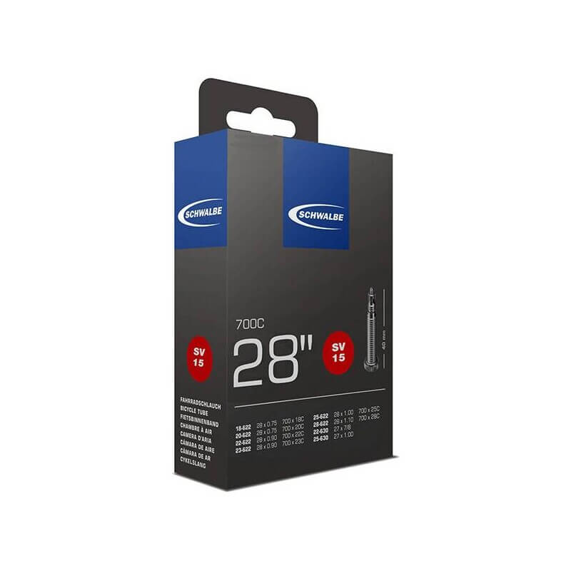 Schwalbe SV15 Inner Tube 28x3/4-1.10" Presta 40 mm (OEM) Schwalbe SV15 Inner Tube 28x3/4-1.10" Presta 40 mm (OEM)