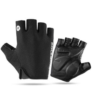 ROCKBROS Half Finger Cycling Gloves Black S106BK