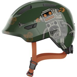 ABUS Smiley 3.0 Kids Bike Helmet green robo