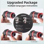 ROCKBROS RKS507-1BK Combination Bike Lock