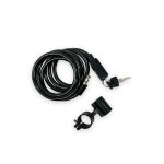 JET 27101 Spiral Bike Lock, 8×1500 mm, with Handle