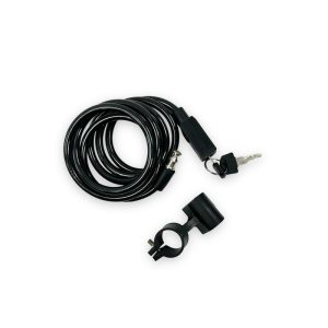 JET 27101 Spiral Bike Lock, 8×1500 mm, with Handle